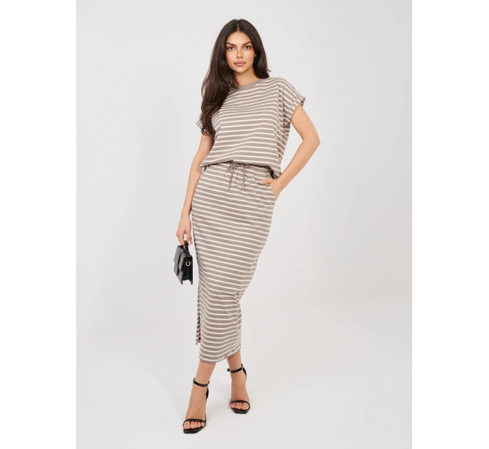 Tričko D12127M02858A tmavě lila