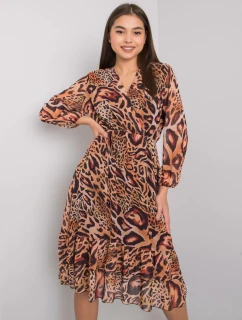 Šaty EM SK  světle hnědá model 16162016 - FPrice