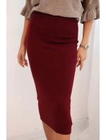 Dámská sukně model 21954787 bordó - Kesi
