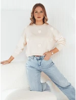 dámský svetr béžový Dstreet model 21972972 - FashionStreet