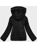 KRÓTKA DWUSTRONNA KURTKA DAMSKA ZIMOWA CZARNA model 21245202 - LHD
