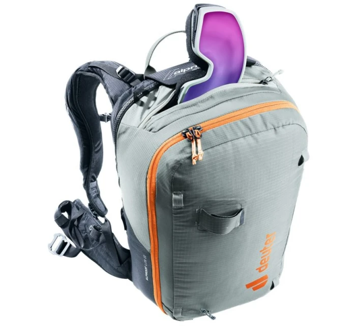 Lavinový batoh Deuter Alproof Lite 22L - plechový/černý + Garmin HRM Dual sensor