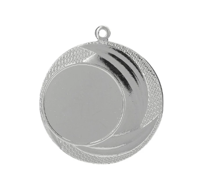 Obecná stříbrná medaile s místem pro emblém 25 mm z oceli