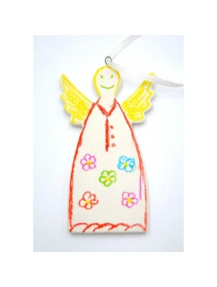 SADA DVOU DIY andělských přívěsků 5x0,5x10,5 cm