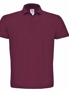 B&C ID.001 Piqué polo model 22421570 wine