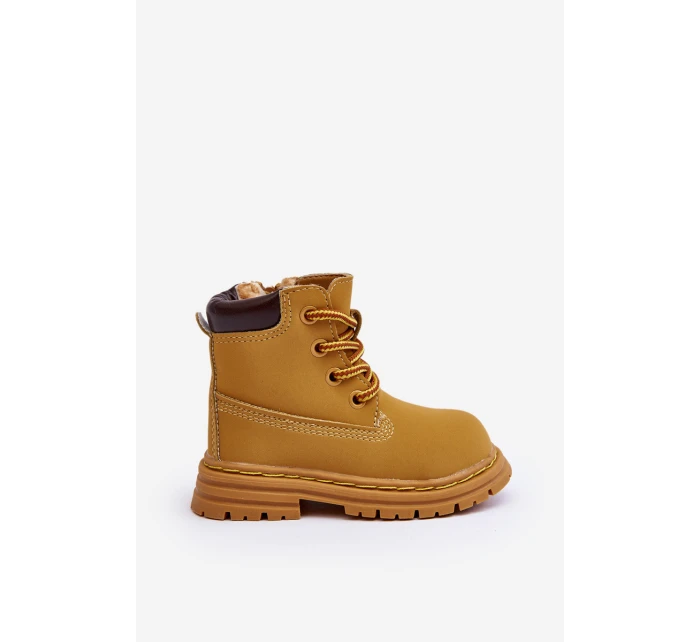 Dětské Trapery Botky Na Zip Camel model 21639884 - Boto