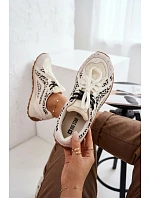 Kožené Semišové Dámské Tenisky Big Star model 22074797 Bílé - Big Star Shoes