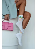 Dámské ponožky LIMONCELLO – bílé Dámské ponožky LIMONCELLO – bílé