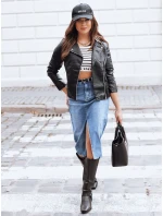 dámská kožená bunda ramones černá model 21971523 - Dstreet