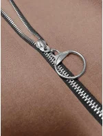 Béžový teplákový přehoz přes oblečení se rukávy model 19742950 - MADE IN ITALY Béžový teplákový přehoz přes oblečení se rukávy model 19742950 - MADE IN ITALY