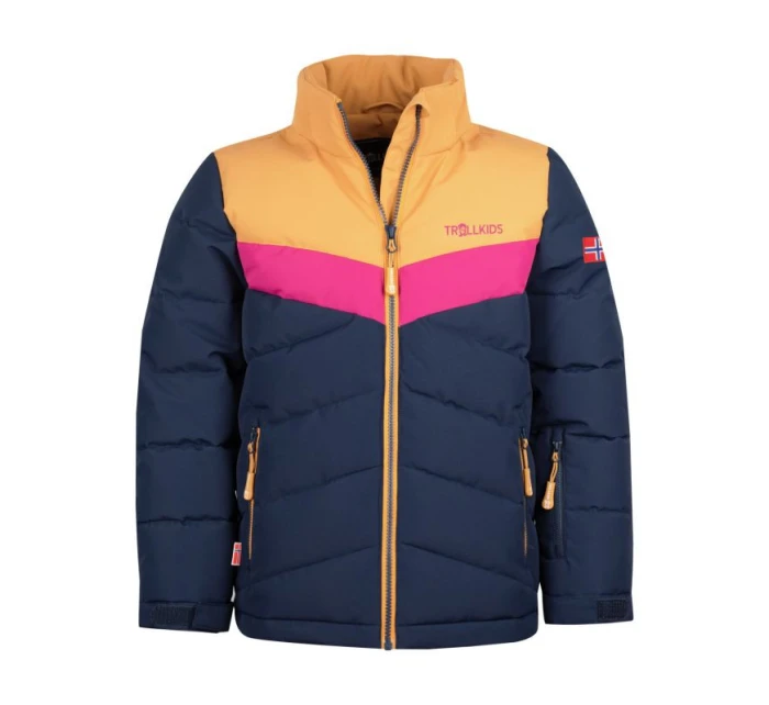 Trollkids Dívčí zimní bunda s kapucí Gryllefjord zateplená tmavě modrá (461-165) Trollkids Dívčí zimní bunda s kapucí Gryllefjord zateplená tmavě modrá (461-165)