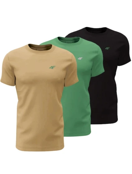 Tričko 4F M3094 3pak M 4FWSS25TTSHM3094 92S pánské Tričko 4F M3094 3pak M 4FWSS25TTSHM3094 92S pánské