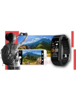 GIEWONT Smartwatch černé a červené 2 řemínky GW200-1