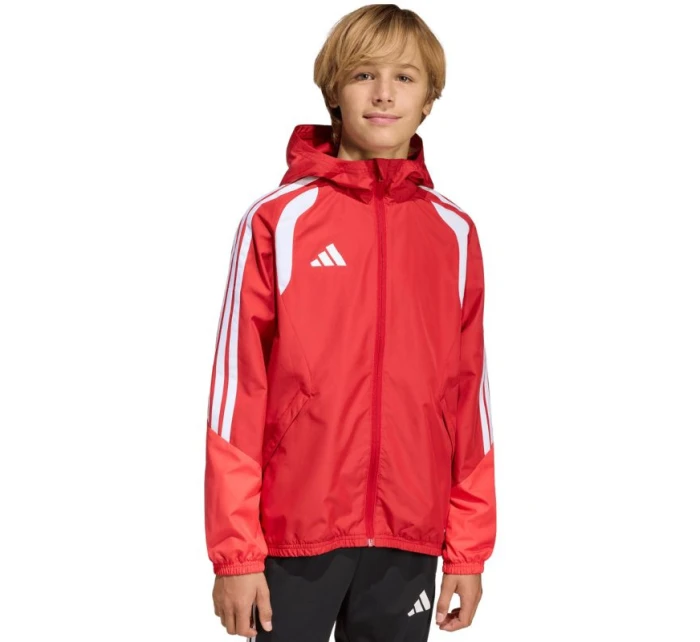 Dětská bunda adidas Tiro 26 Competition All Weather červená KB0155 Dětská bunda adidas Tiro 26 Competition All Weather červená KB0155