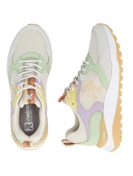 Dámské tenisky béžové polobotky model 22021801 - Rieker Dámské tenisky béžové polobotky model 22021801 - Rieker