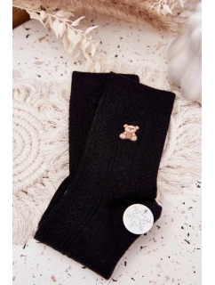 Teplé dámské ponožky s vlnou model 21786841 Černé - Aura.via