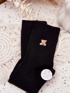 Teplé dámské ponožky s vlnou model 21786841 Černé - Aura.via