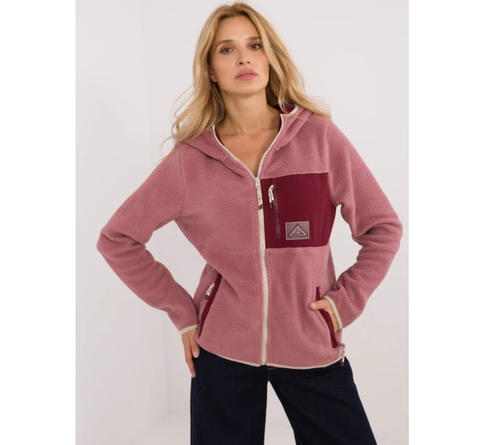 Mikina D20001M02671A3 tmavě růžová Mikina D20001M02671A3 tmavě růžová