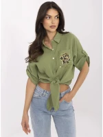 Koszula DHJ KS  khaki model 21129473 - FPrice