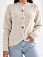 Sweter IR SW model 22550386 jasny beżowy - FPrice Sweter IR SW model 22550386 jasny beżowy - FPrice