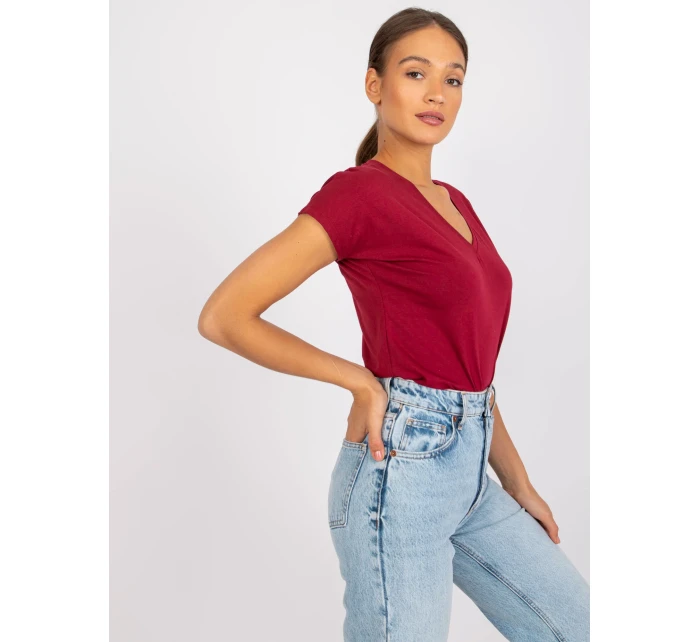 Tričko RV TS 4832.16P kaštanová