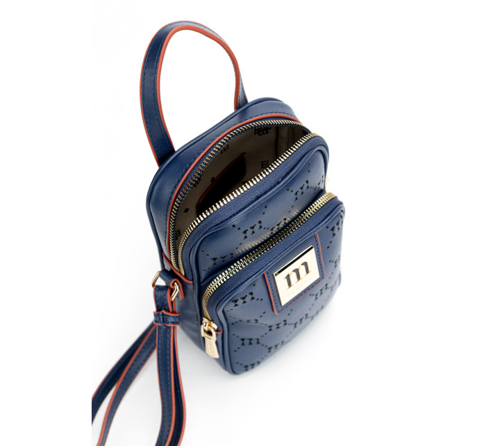 Monnari Příslušenství pro elektronická zařízení Taška na telefon s prolamovaným logem Navy Blue