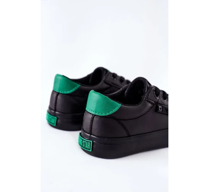 Children's Leather Sneakers BIG STAR DD374147 Black Children's Leather Sneakers BIG STAR DD374147 Black