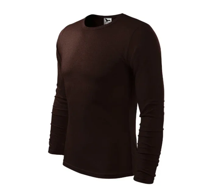 Fit-T LS triko pánské kávová