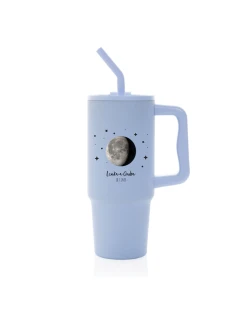 Personalizovaná termoska s barevným víčkem s měsíční fází 