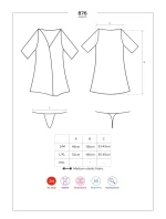 Elegantní župan 876 - PEI - Obsessive