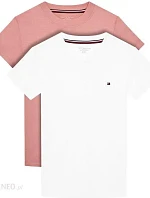 Dívčí trička 2Pack CN TEE SS UG0UG00307 0VP bílé/růžové - Tommy Hilfiger