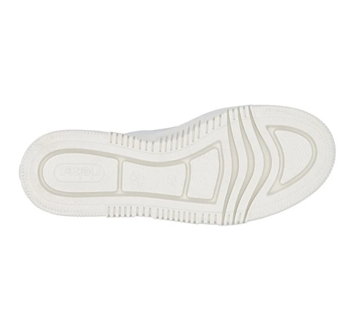 Dámské kožené tenisky na platformě béžové Rieker M1912-80 Dámské kožené tenisky na platformě béžové Rieker M1912-80