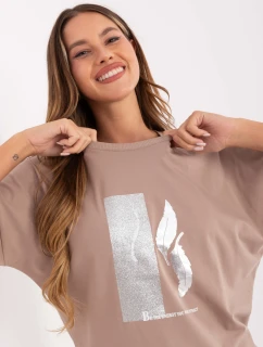 Bluzka RV BZ model 21406655 ciemny bezowy - FPrice