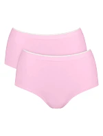 Dámské kalhotky GO Sense Highwaist 2P - PINK - růžové 1588 - SLOGGI Dámské kalhotky GO Sense Highwaist 2P - PINK - růžové 1588 - SLOGGI