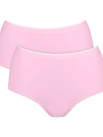 Dámské kalhotky GO Sense Highwaist 2P - PINK - růžové 1588 - SLOGGI