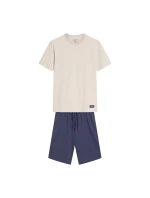 Pánské pyžamo 42633 Dive white - HENDERSON