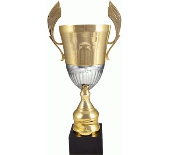 Zlatý a stříbrný kovový pohár 4128D