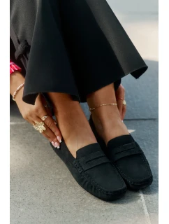 Dámské semišové mokasíny Big Star model 21693785 Černé - Big Star Shoes