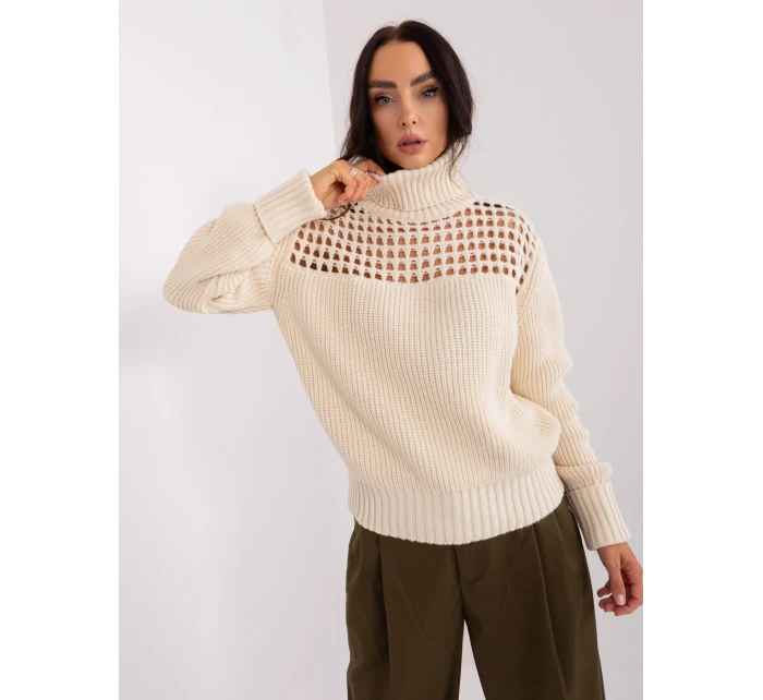Jumper TO SW 1909.11X světle béžová