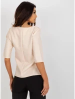 Dámská halenka LK BZ 506609.77 Béžová - FPrice