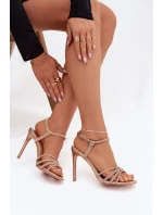 Sandály na podpatku  model 222733 Step in style