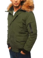 Pánská zimní zelená bunda FashionStreet TX3941