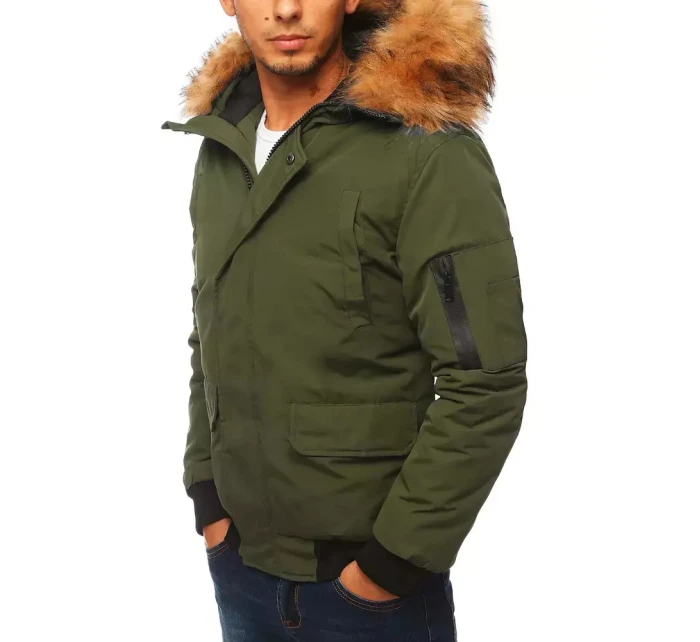 Pánská zimní zelená bunda FashionStreet TX3941