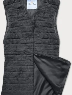 vesta v grafitové barvě s podšívkou model 20647301 - Och Bella