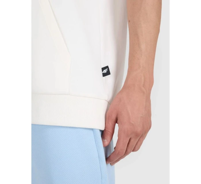 Pánská mikina bez kapuce s krátkým rukávem model 21436669 - 4F Pánská mikina bez kapuce s krátkým rukávem model 21436669 - 4F