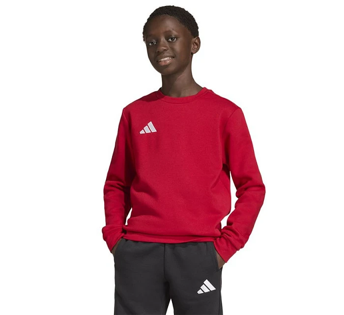 Dětská mikina adidas Entrada 26 Sweat Top červená JZ6556