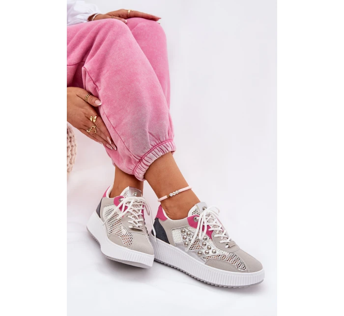 Dámské Sportovní Boty Se A Šedé model 21687867 - Boto Dámské Sportovní Boty Se A Šedé model 21687867 - Boto