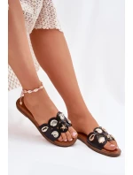 Dámské Sandály Na Ploché Podpatky Se Zlatými Přezkami Černé Nalothiel Dámské Sandály Na Ploché Podpatky Se Zlatými Přezkami Černé Nalothiel