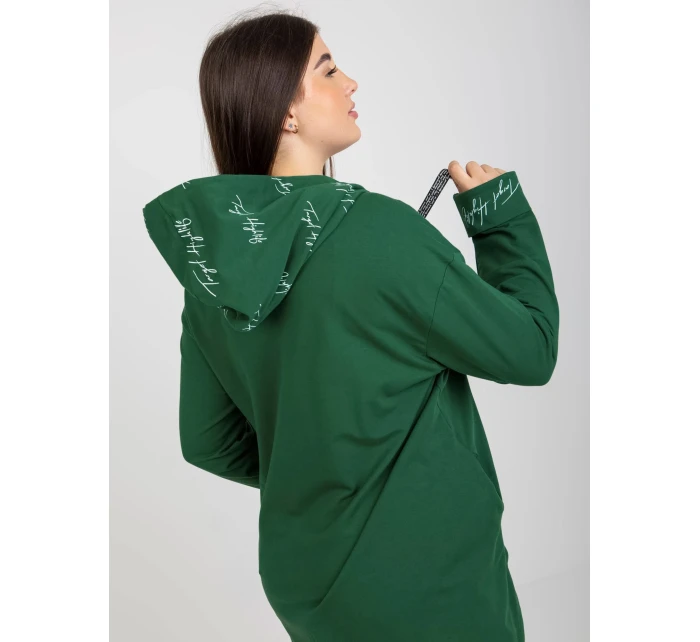 Mikina RV BL 8266.34P tmavě zelená