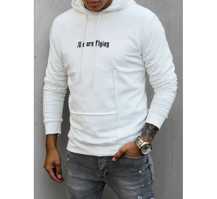 Pánská krémová mikina Dstreet BX5476